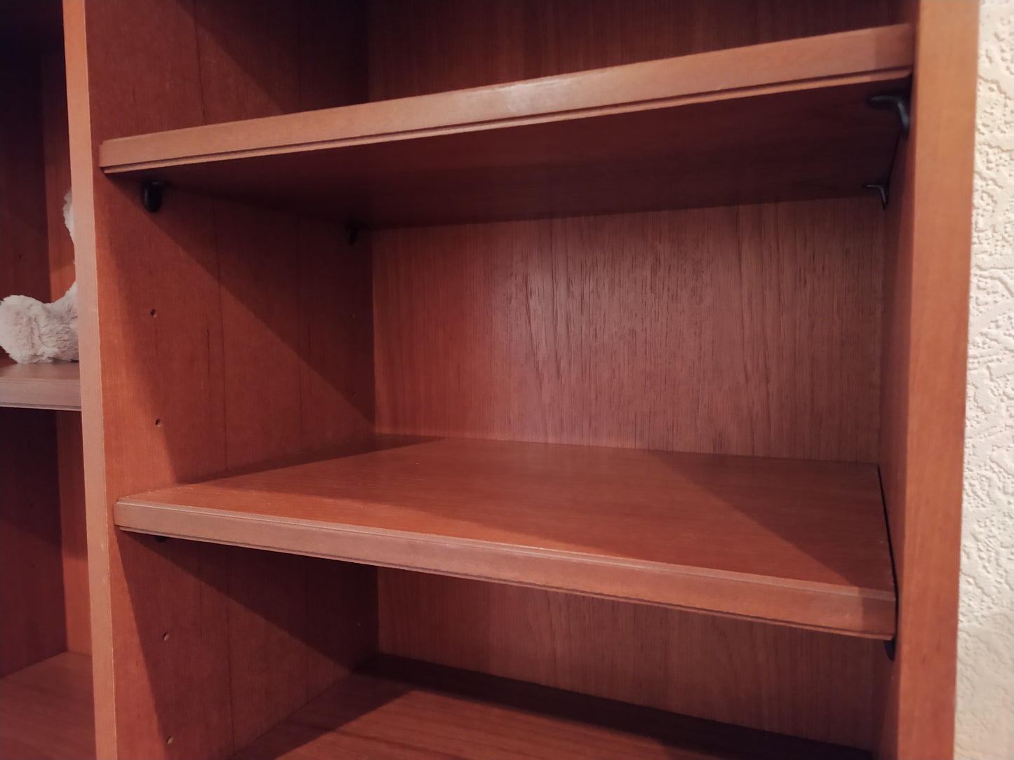 Rare vintage Stag teak bookcase display unit, adjustable shelves.